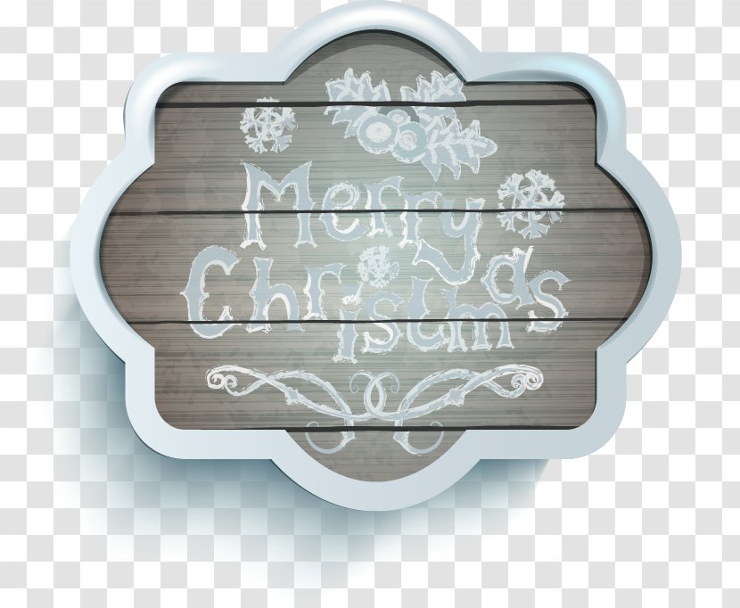 Christmas New Year Holiday Greetings - Chinese - Irregular Wood Monogram Transparent PNG