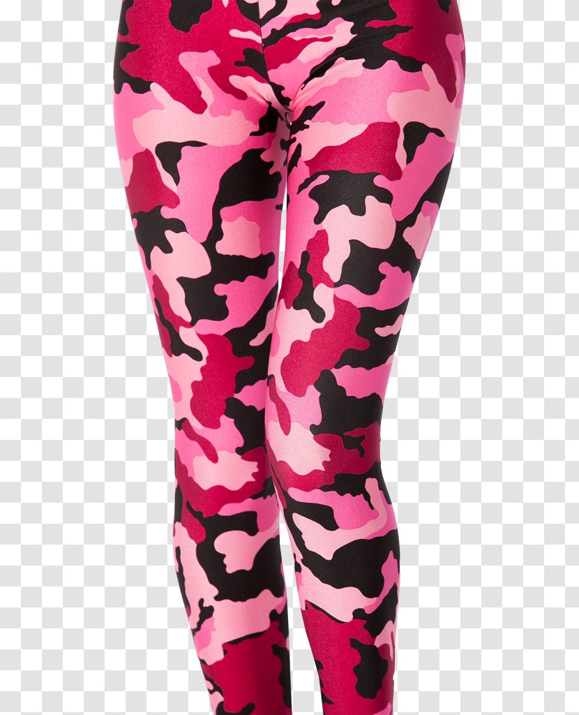 Leggings Military Camouflage Clothing Pink - Top - Dress Transparent PNG