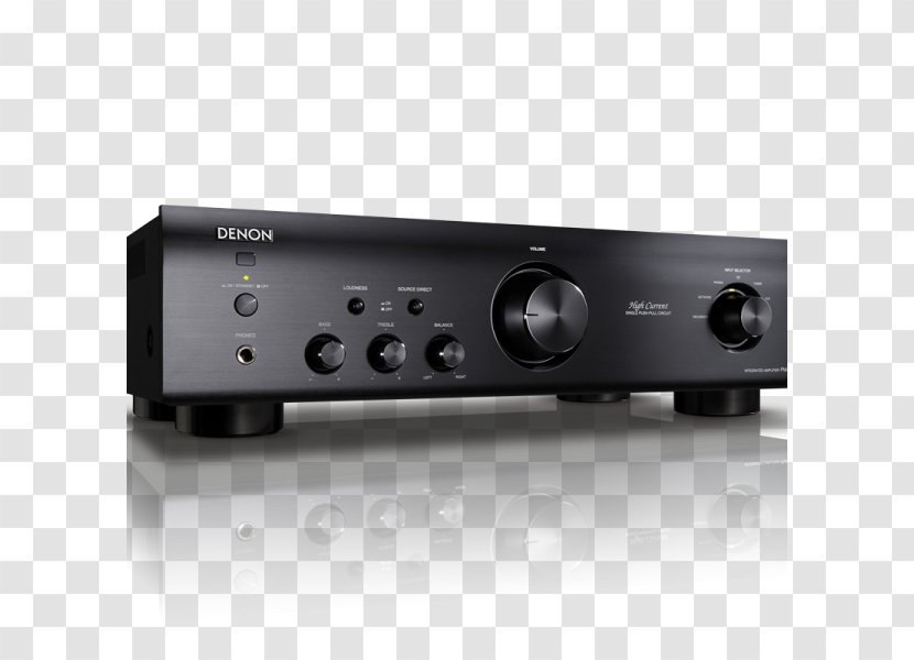 Audio Power Amplifier Denon PMA520AE Integrated PMA 720AE - Digitaltoanalog Converter - Valve Transparent PNG