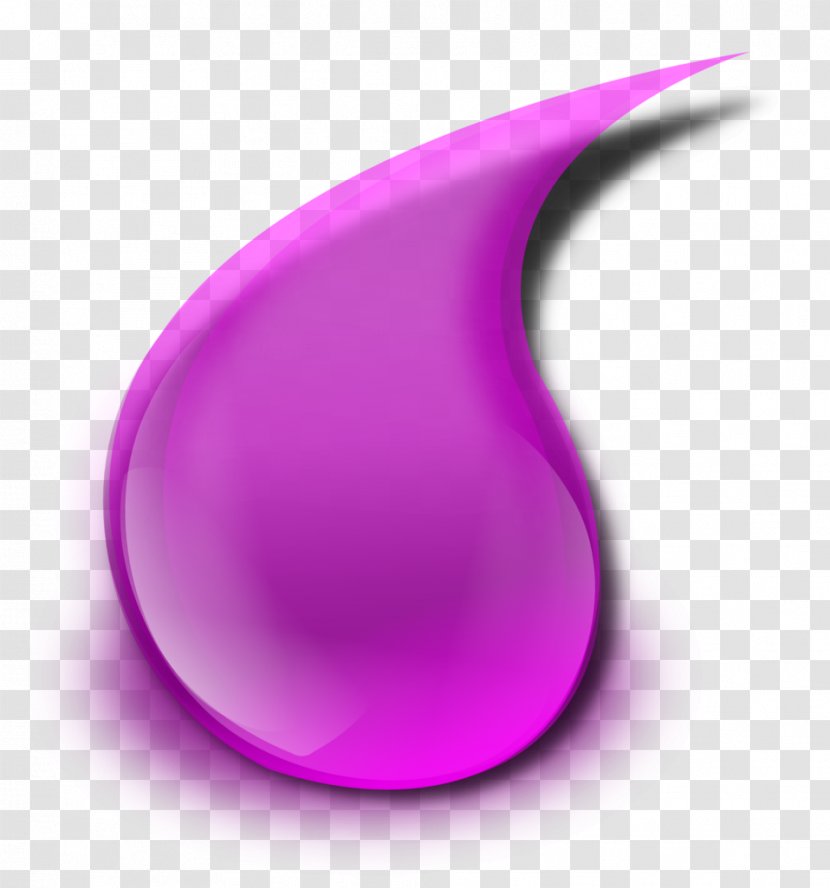 Slime Drop!! Clip Art - Mucus - Magenta Transparent PNG