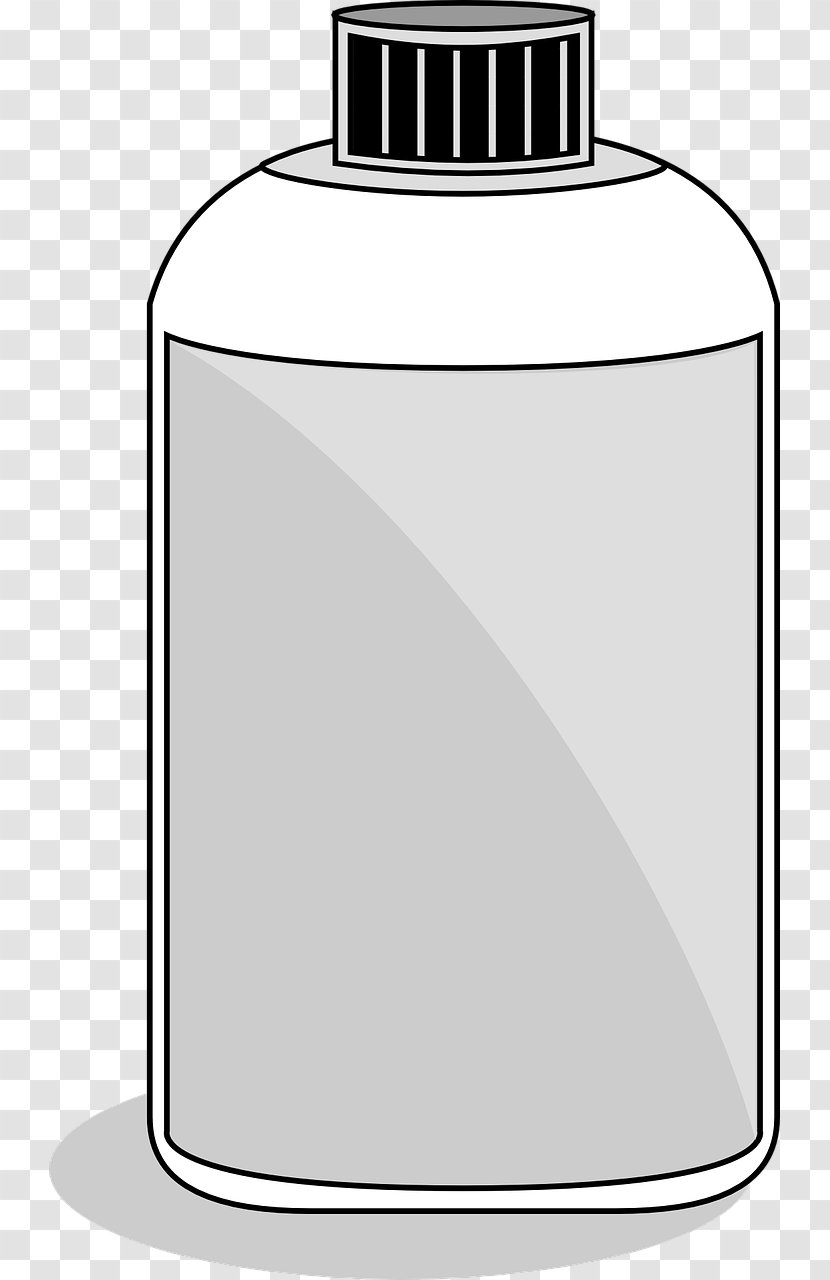 Bottle Black And White Drink - Plastic Transparent PNG