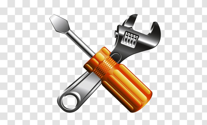 Wrench Screwdriver Tool Adjustable Spanner - Hammer - Cartoon Transparent PNG
