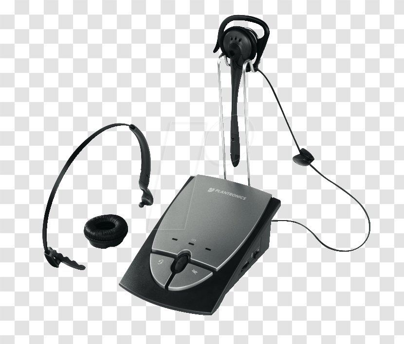 Microphone Headphones Plantronics S12 Headset - Electronics Accessory Transparent PNG