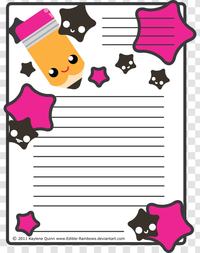 Paper Stationery Sticker Kawaii Label - Material - Cartoon Stationary Transparent PNG