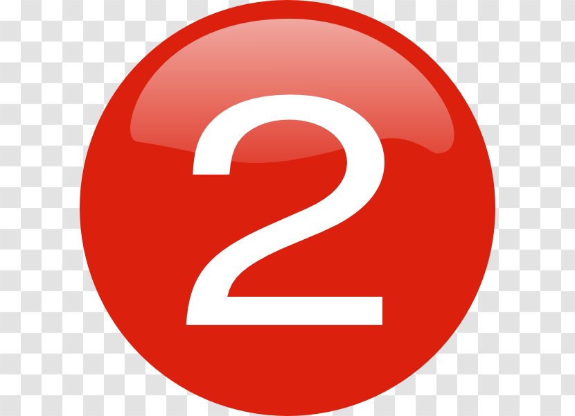 Number 2 - Area - Red Transparent PNG