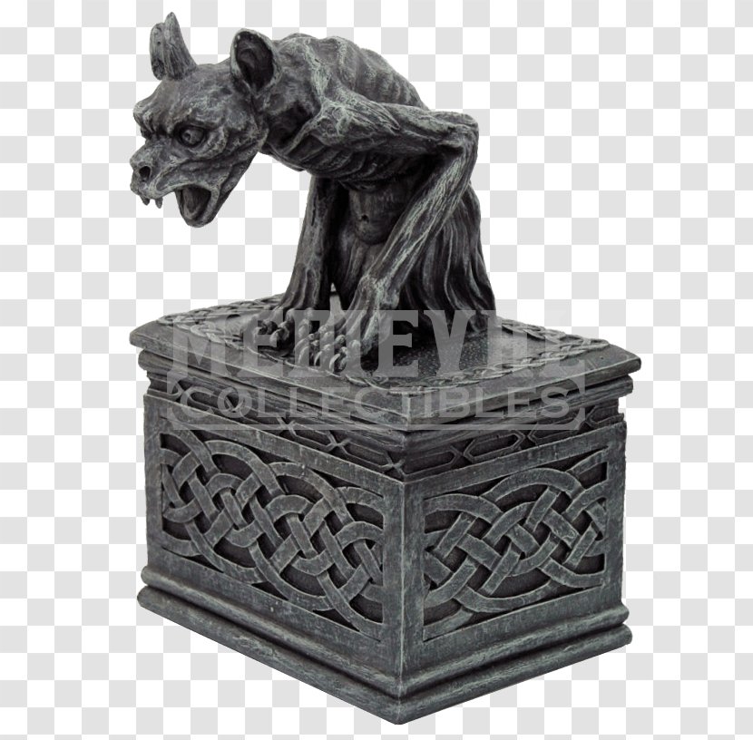 Gargoyle Gothic Architecture Stone Carving Casket Statue - A Variety Of Christmas Gift Boxes Transparent PNG