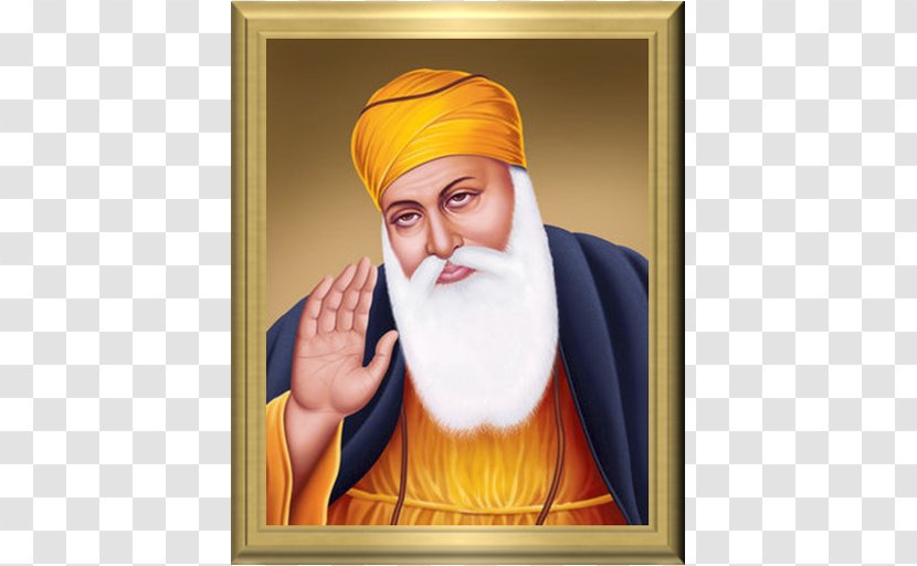 Guru Nanak Nankana Sahib Adi Granth Sikhism Golden Temple - Picture Frame Transparent PNG
