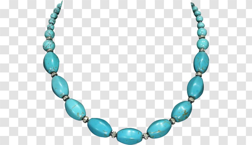 Turquoise Necklace Jewellery Choker Pearl - Bead Transparent PNG