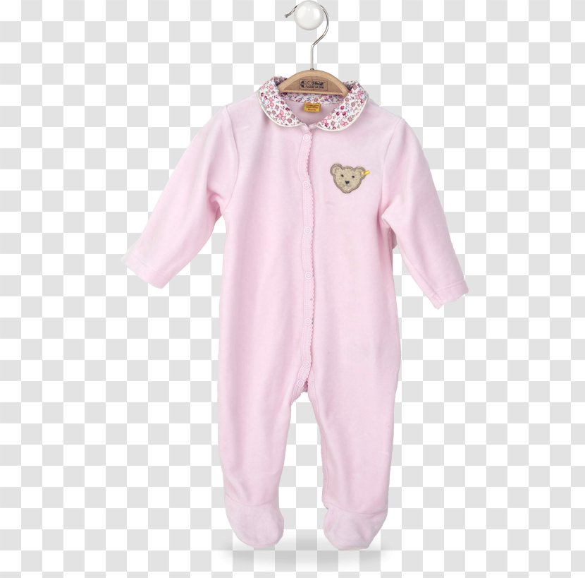 Baby & Toddler One-Pieces Pink M Sleeve Pajamas Bodysuit - Infant - Teddy Transparent PNG