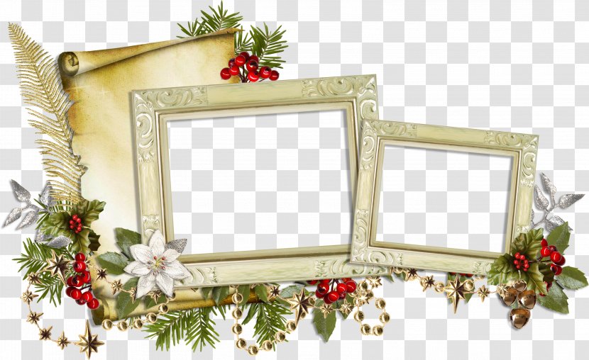 Picture Frames Photography Clip Art - Tiff - Christmas Transparent PNG
