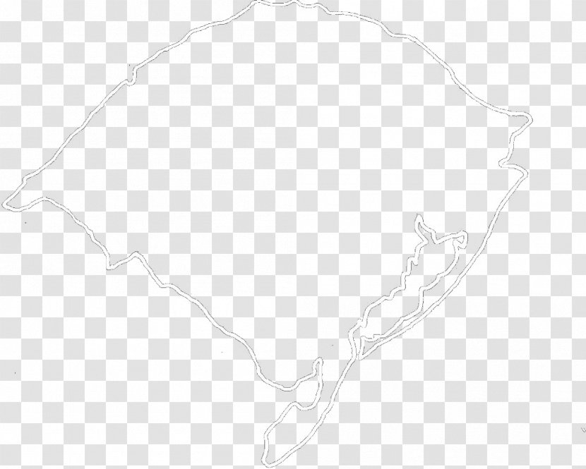 White Line Art - Black - Amiga Transparent PNG