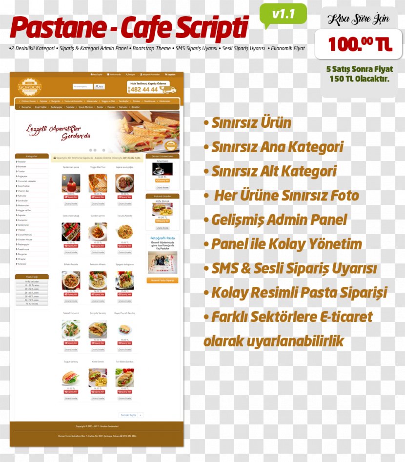 Web Page Pâtisserie E-commerce Cafe Cake - Iddaa - Pastane Transparent PNG