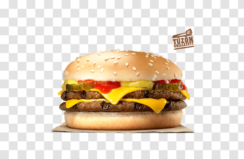 Cheeseburger Hamburger Whopper Chicken Sandwich Doner Kebab - Burger King Transparent PNG