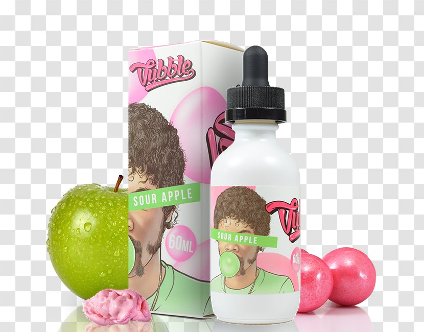 EcoVape Juice Chewing Gum Electronic Cigarette Aerosol And Liquid Strawberry Transparent PNG