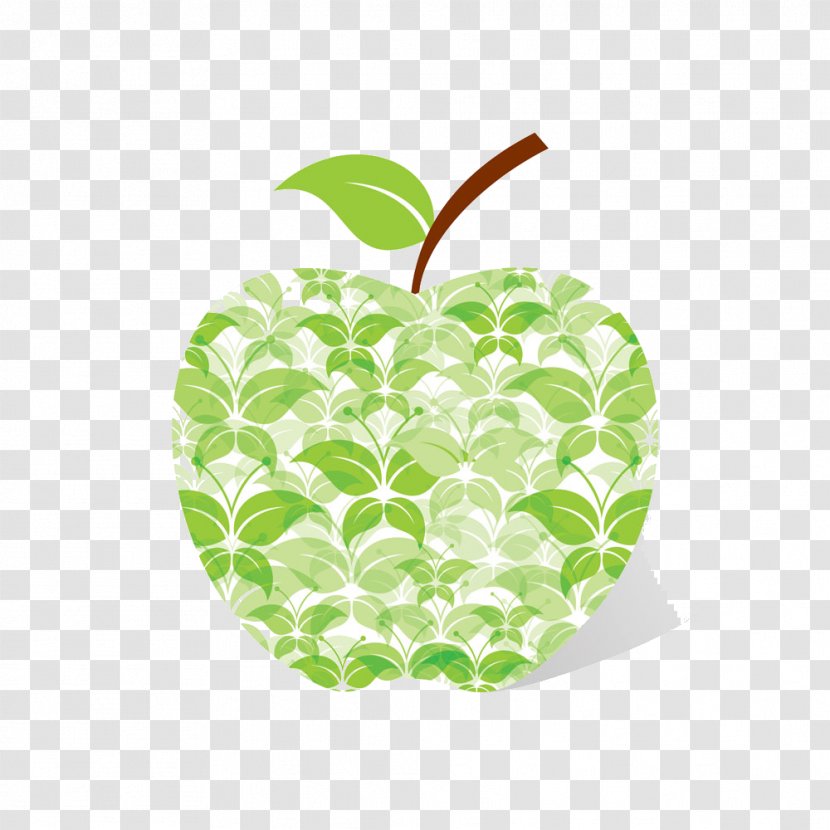 Brain Drawing Clip Art - Heart - Leaves Composed Of Apples Transparent PNG