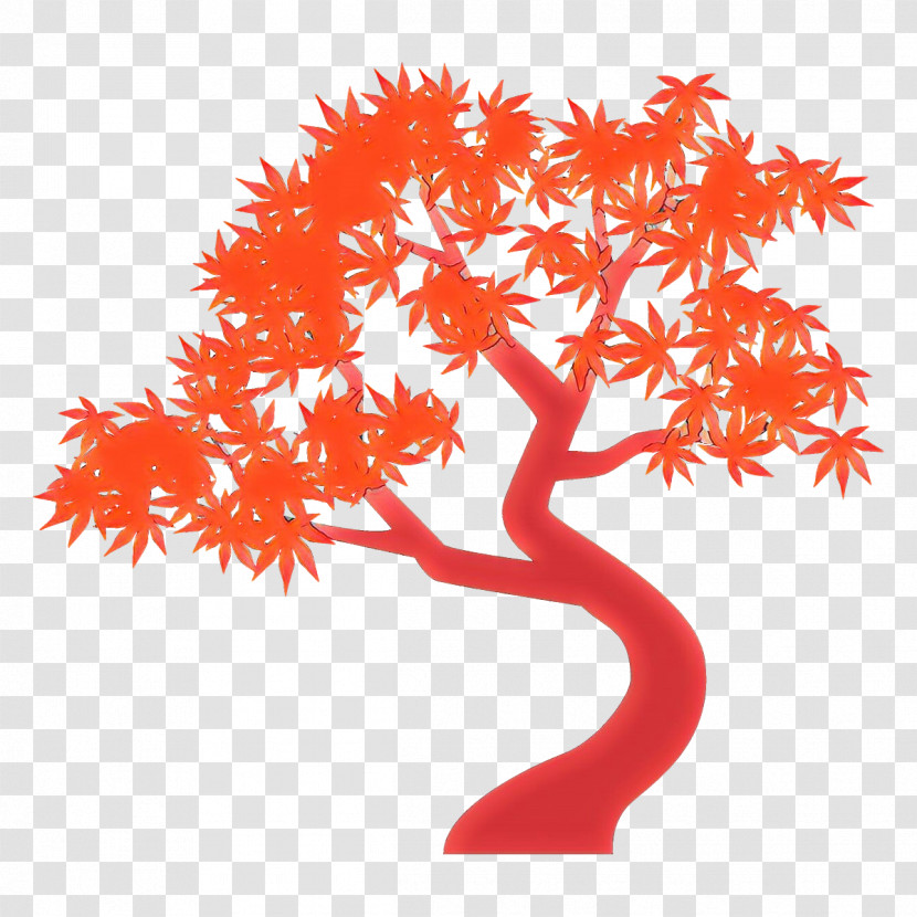 Red Tree Aquarium Decor Branch Plant Transparent PNG