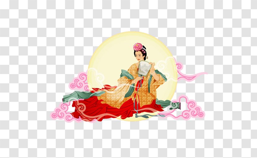 嫦娥奔月 Chang'e Mid-Autumn Festival Classic Of Mountains And Seas - Art - Queen Mother The West Transparent PNG