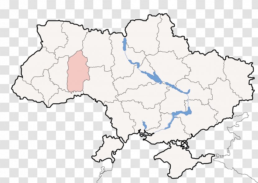 Ukrainian Soviet Socialist Republic Western Ukraine Podilski Tovtry National Nature Park Kamianets-Podilskyi Map - Line Art - Politician Transparent PNG