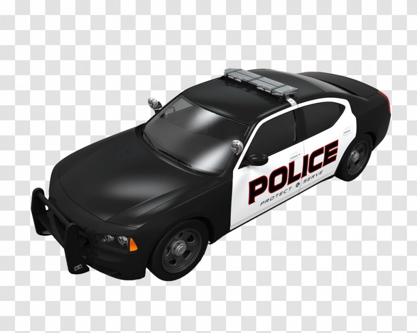 Police Car Officer Illustration - Automotive Exterior - Black Transparent PNG