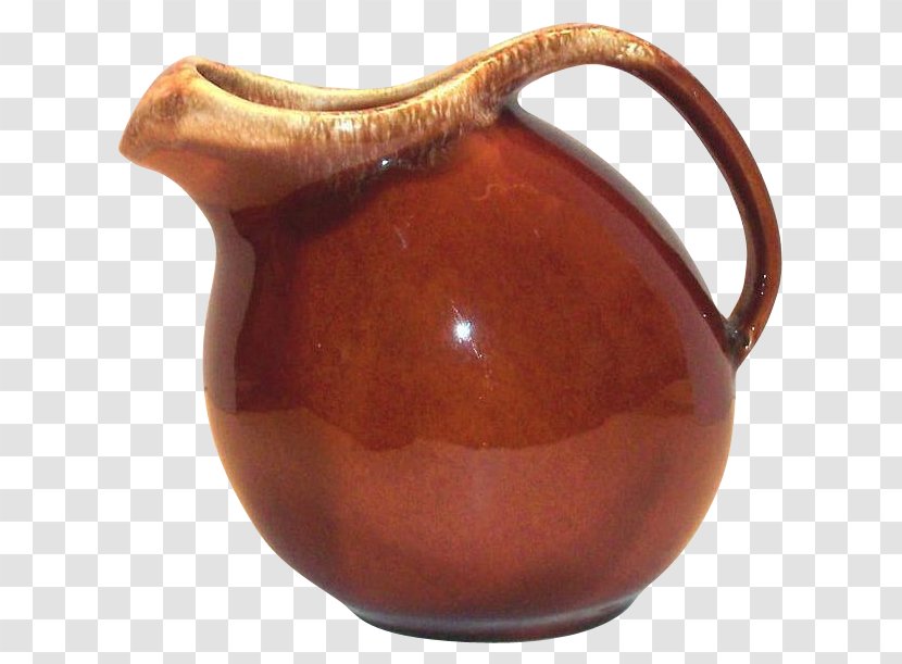 Pottery Jug Ceramic Caramel Color Pitcher - Cup Transparent PNG