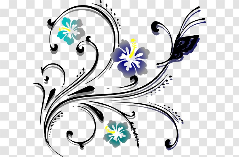 Flower Floral Design Clip Art - Pollinator - Butterfly Frame Transparent PNG