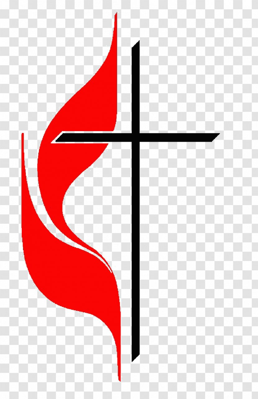 United Methodist Church Cross And Flame Holy Spirit Methodism Sacrament - Symbol - Christianity Transparent PNG