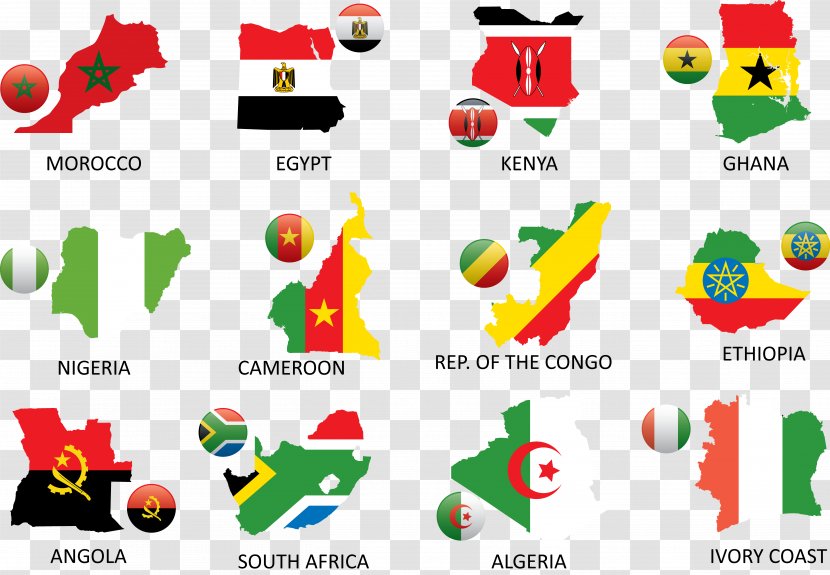 Africa Middle East - Pattern - Foreign Flag Transparent PNG