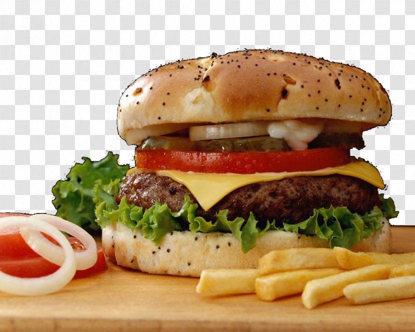 Hamburger Hot Dog Fast Food Breakfast Cheeseburger - Ham And Cheese Sandwich - Delicious Homemade Beef Burger Transparent PNG