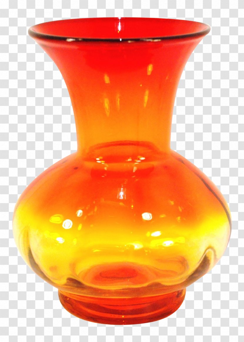 Glass Vase Artifact - Tangerine Transparent PNG