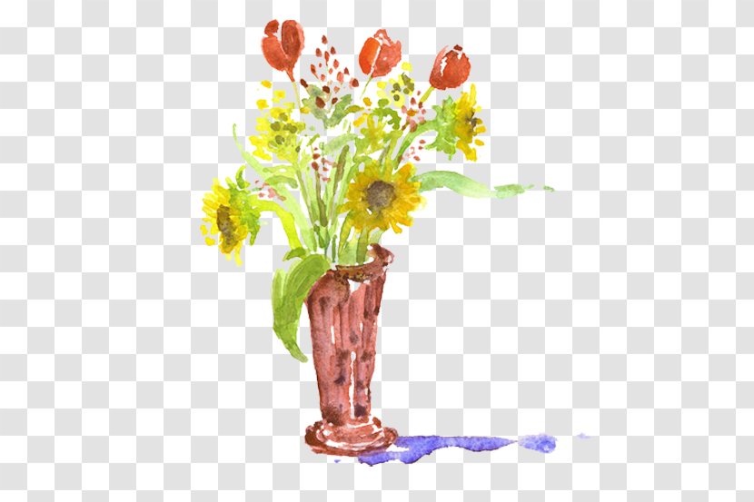Floral Design Cut Flowers Vase - Flower - In The Transparent PNG