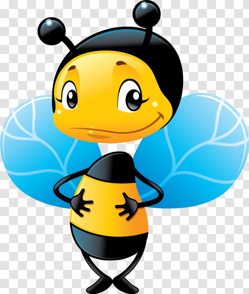 Honey Bee Child Sticker Beeswax - Yellow Transparent PNG