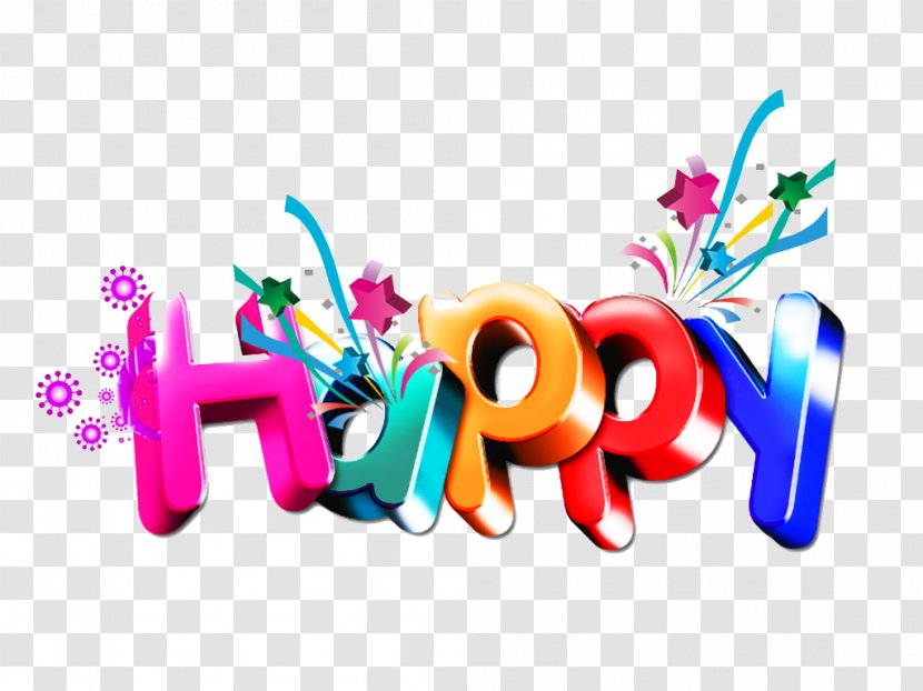 Word - Happy Birthday Transparent PNG