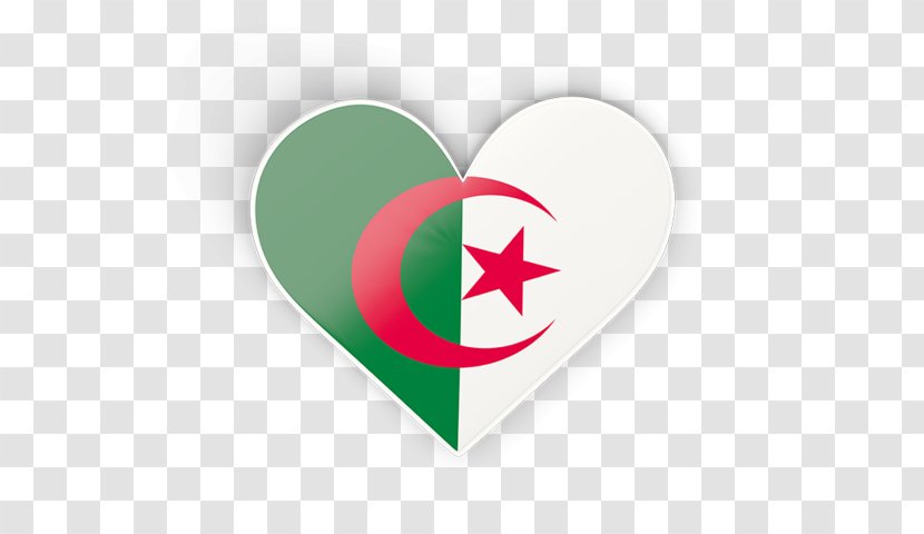 Flag Of Algeria Photography Heart - Brand Transparent PNG