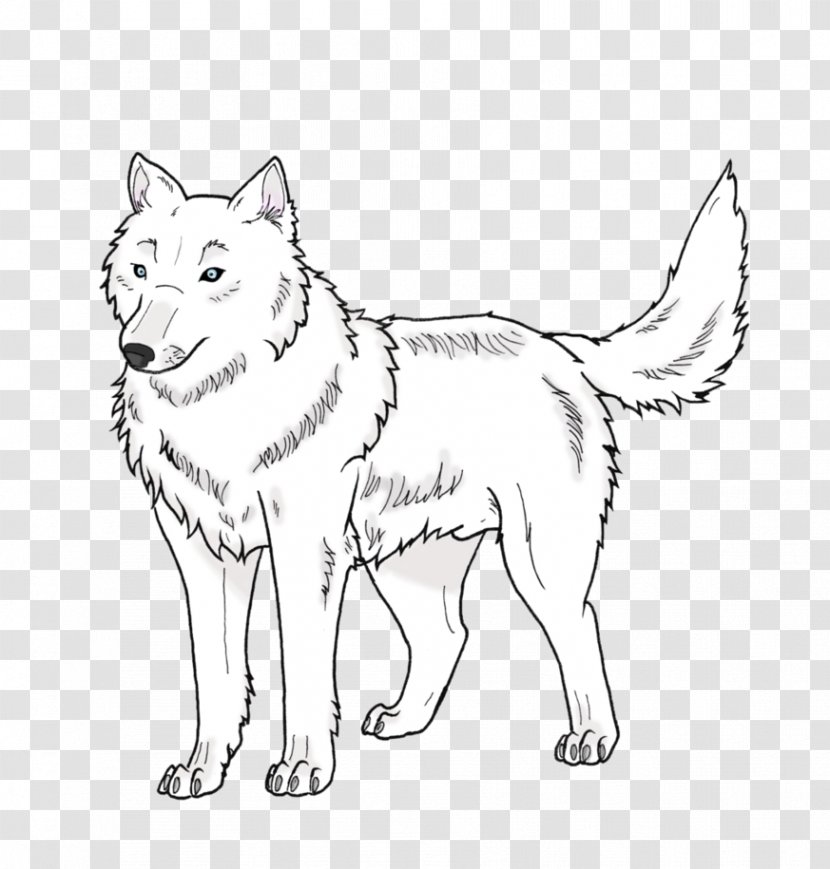 Dog Breed Red Fox Line Art Wildlife - Black And White Transparent PNG