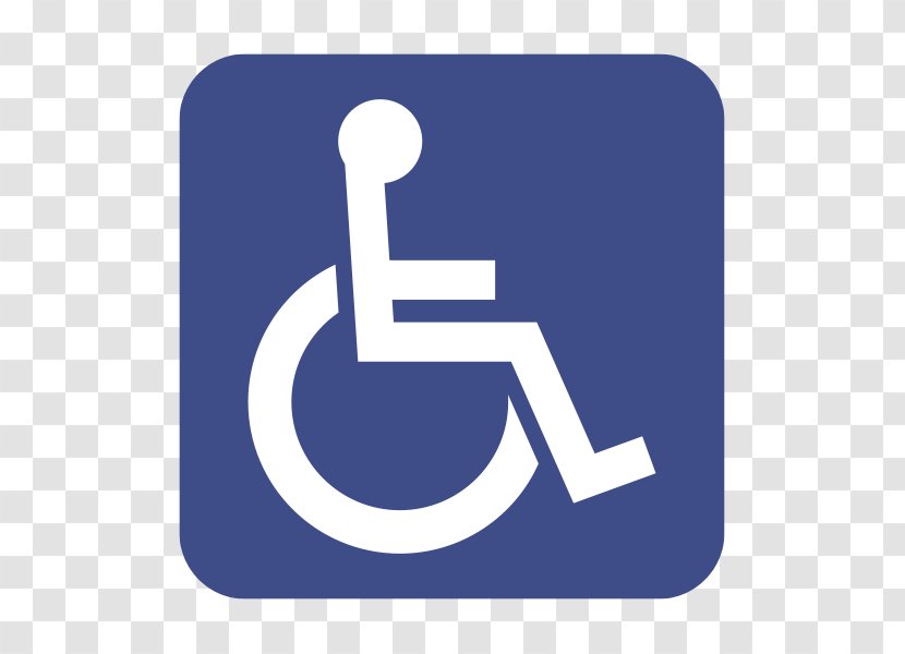 Disabled Parking Permit Disability Sign International Symbol Of Access Accessibility - Americans With Disabilities Act 1990 - Logo Transparent PNG