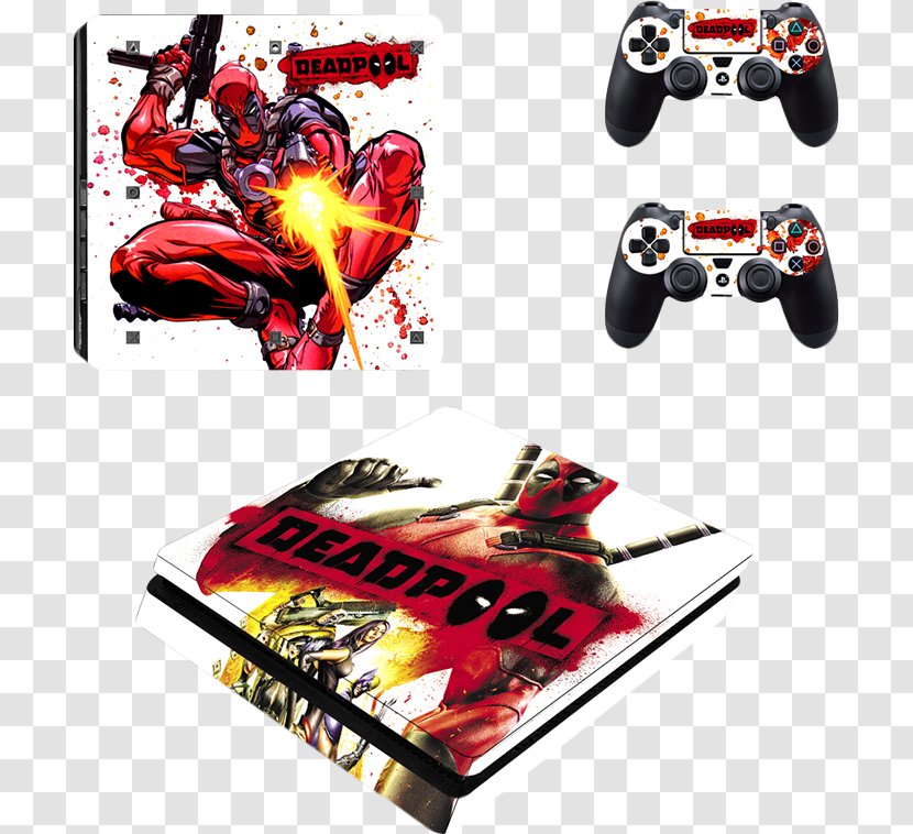Deadpool PlayStation 4 Skin 3 - Game Controllers - Decal Transparent PNG