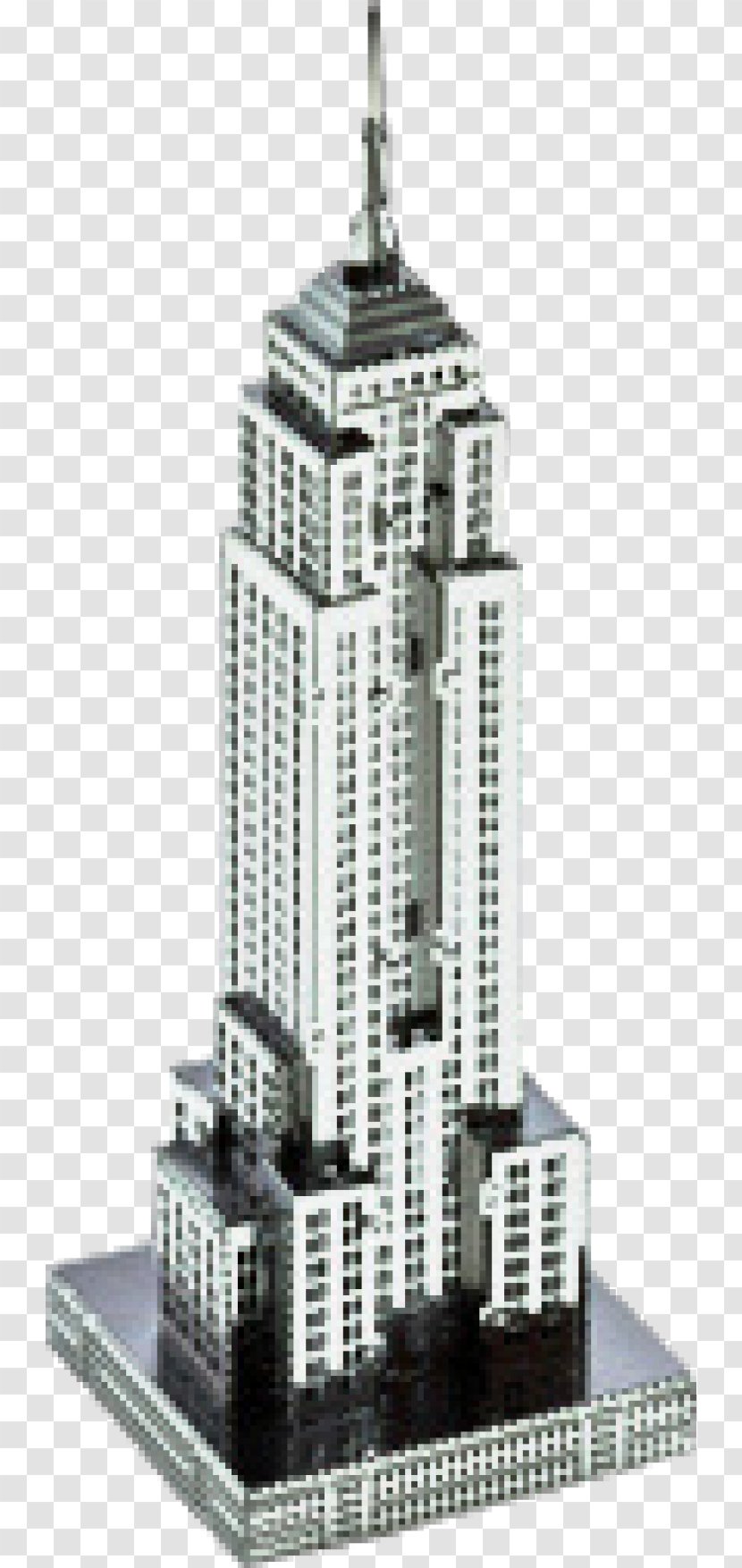 Empire State Building Metal Steel 3D-Puzzle - Landmark Transparent PNG