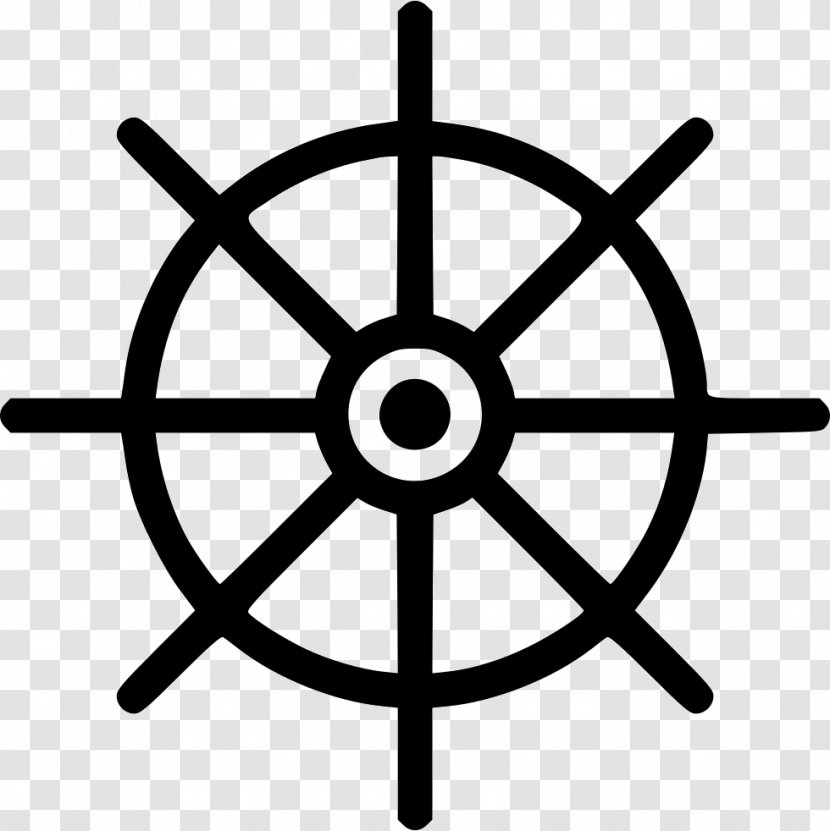 Ship's Wheel Steering Boat Clip Art - Of Dharma Transparent PNG