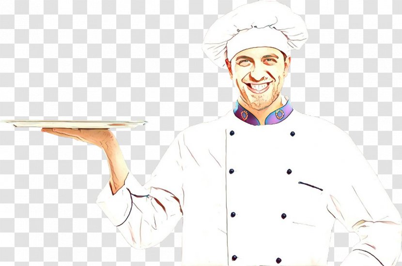 Cook Cartoon Chef Head Chef's Uniform - Drawing Transparent PNG
