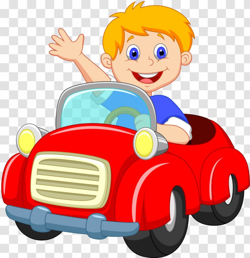 Cartoon Vector Graphics Royalty-free Illustration - Riding Toy - Car  Transparent PNG