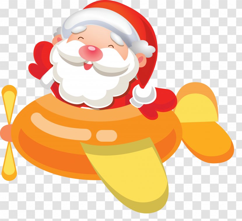 Santa Claus Rudolph Christmas - Lights Transparent PNG