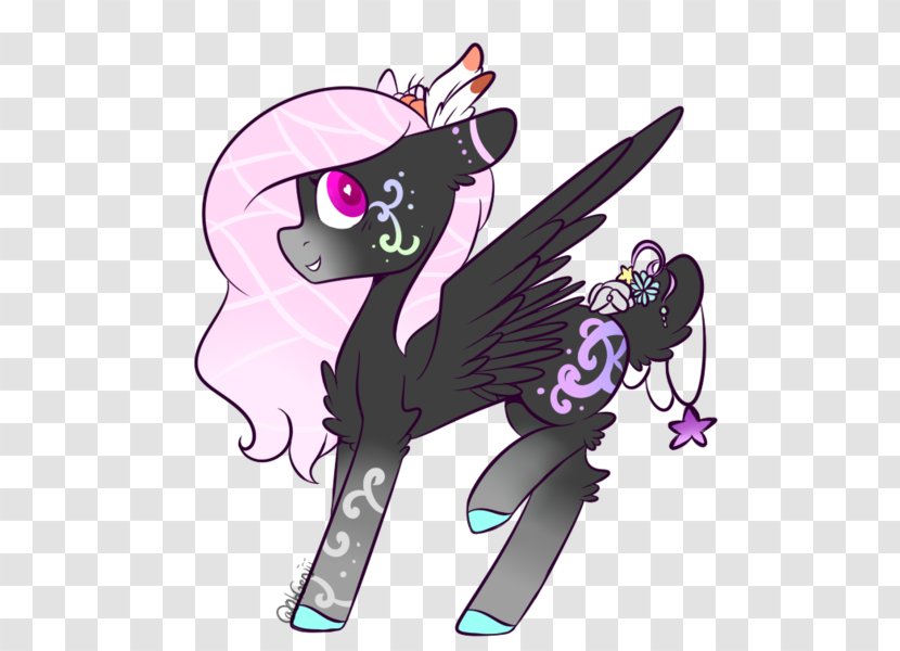 Horse Insect Cartoon Pink M - Mythical Creature Transparent PNG