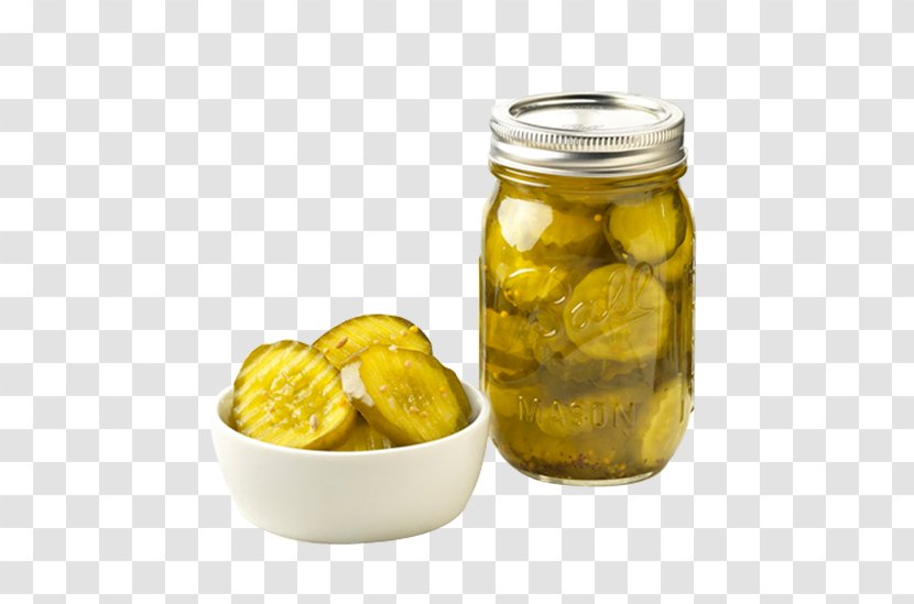 Pickled Cucumber Mixed Pickle Pickling Bread - Mason Jar Transparent PNG