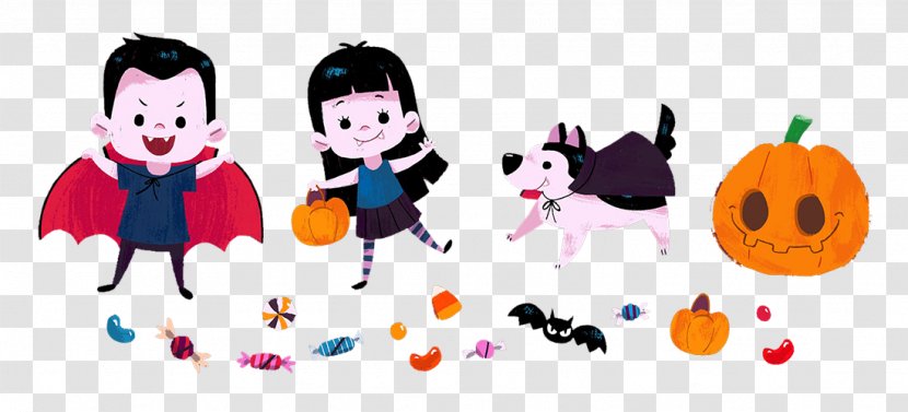 Halloween Trick-or-treating Candy - Trick Or Treating - Treat Transparent PNG