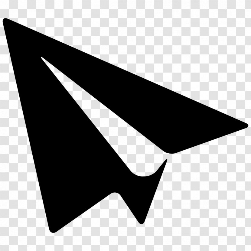 Paper Plane Airplane - Monochrome Photography Transparent PNG