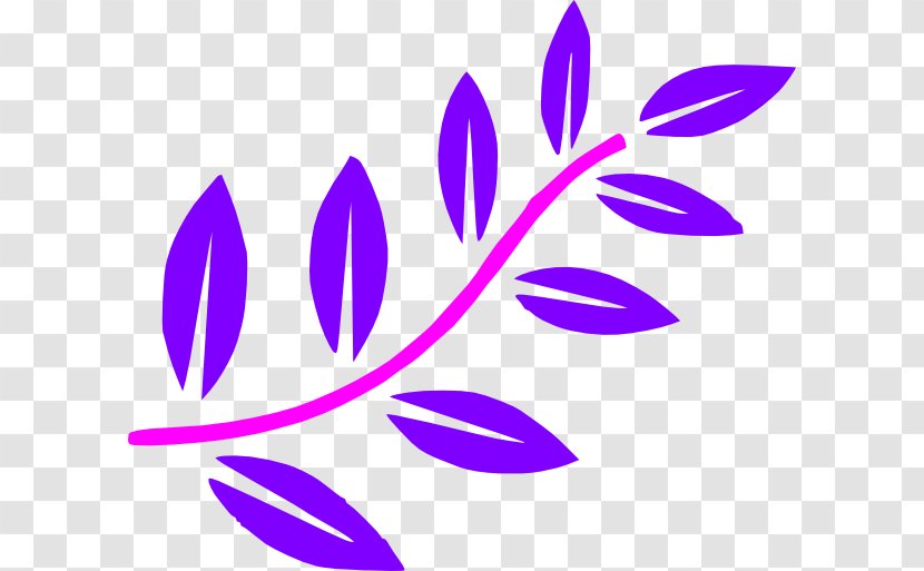 Violet Purple Lilac Leaf Plant - Magenta Pedicel Transparent PNG