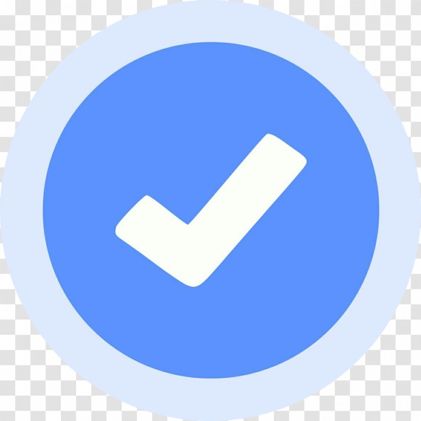 Facebook Logo Verified Badge - Text Transparent PNG