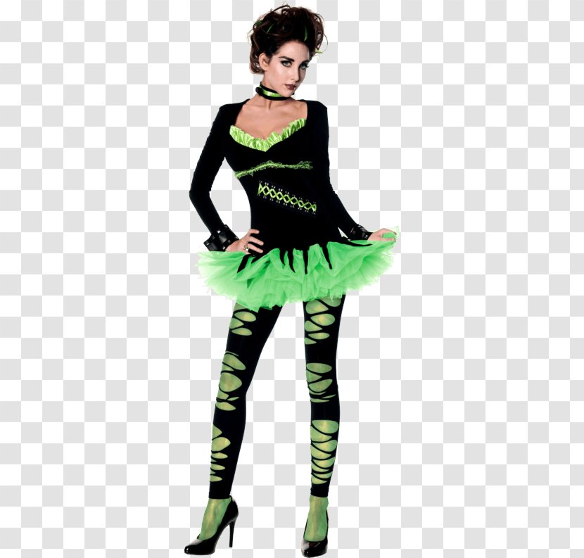 Costume Fashion Character Fiction Leggings - Bride Of Frankenstein Transparent PNG