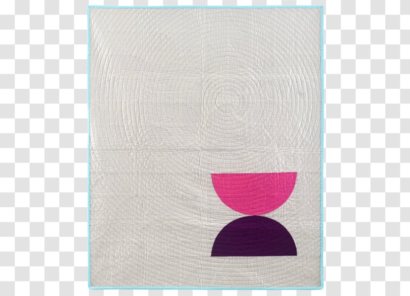 Pink M Textile Rectangle - Purple - Quilting Fabric Design Transparent PNG