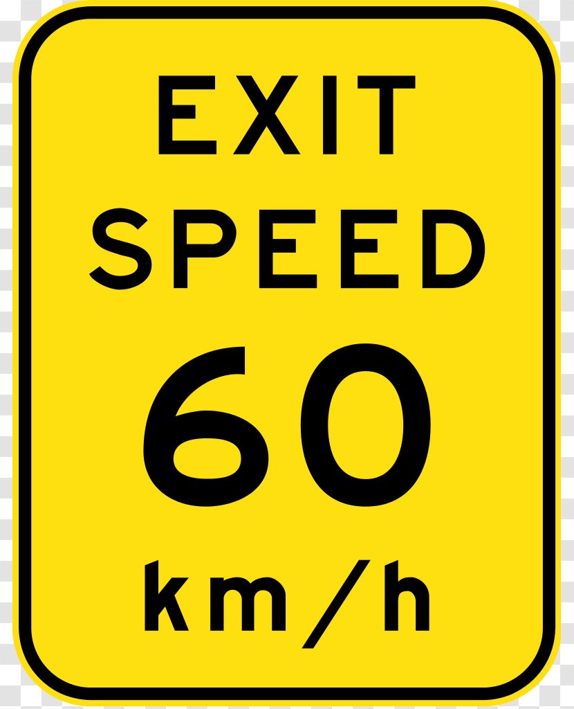 United States Advisory Speed Limit Traffic Sign Limits In Australia - Yellow Transparent PNG
